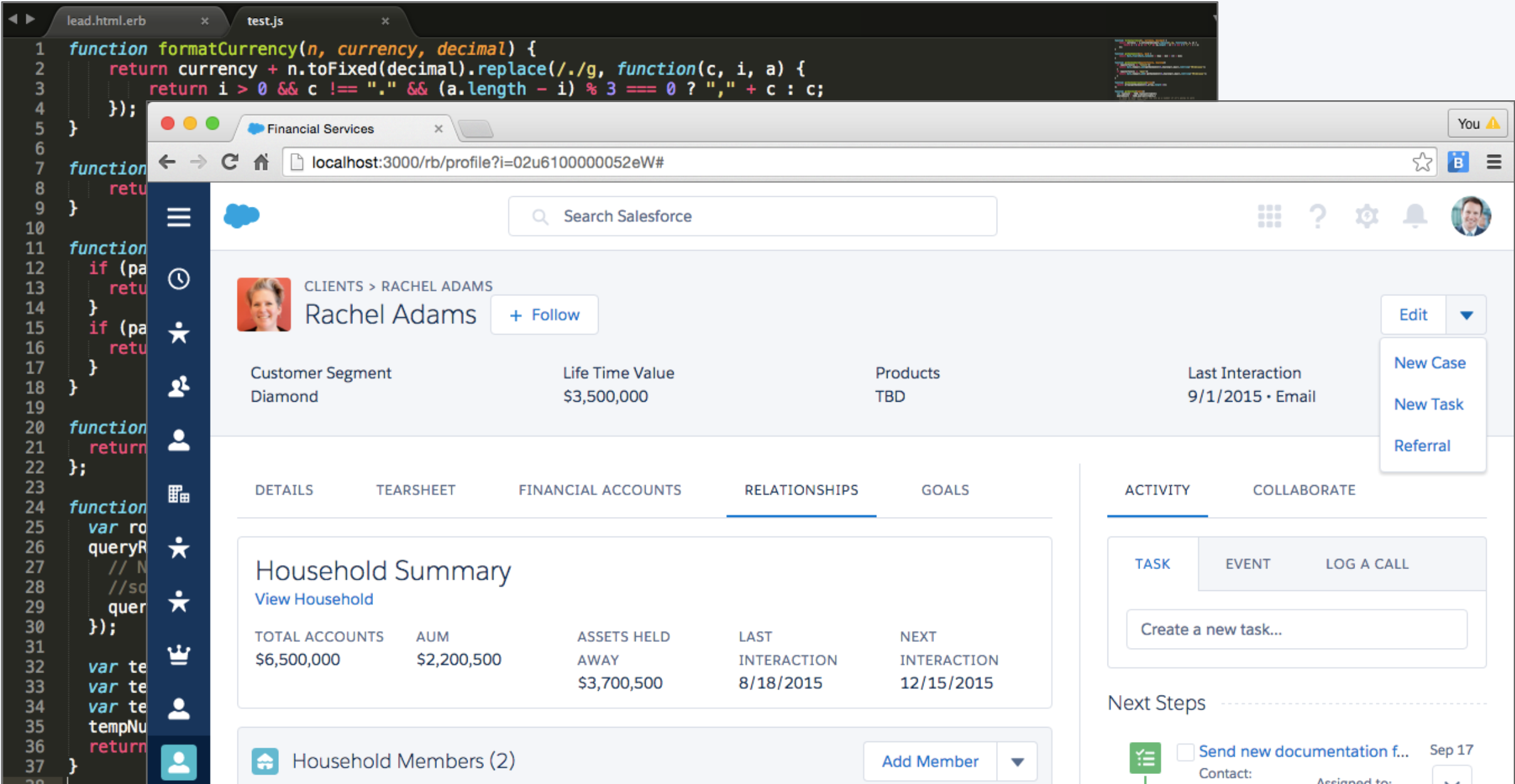 Interactive prototype