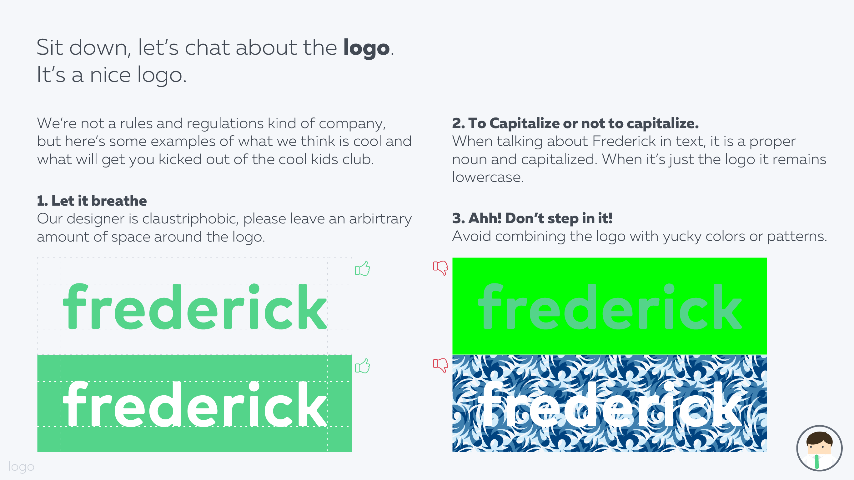 Frederick brand guidelines 13