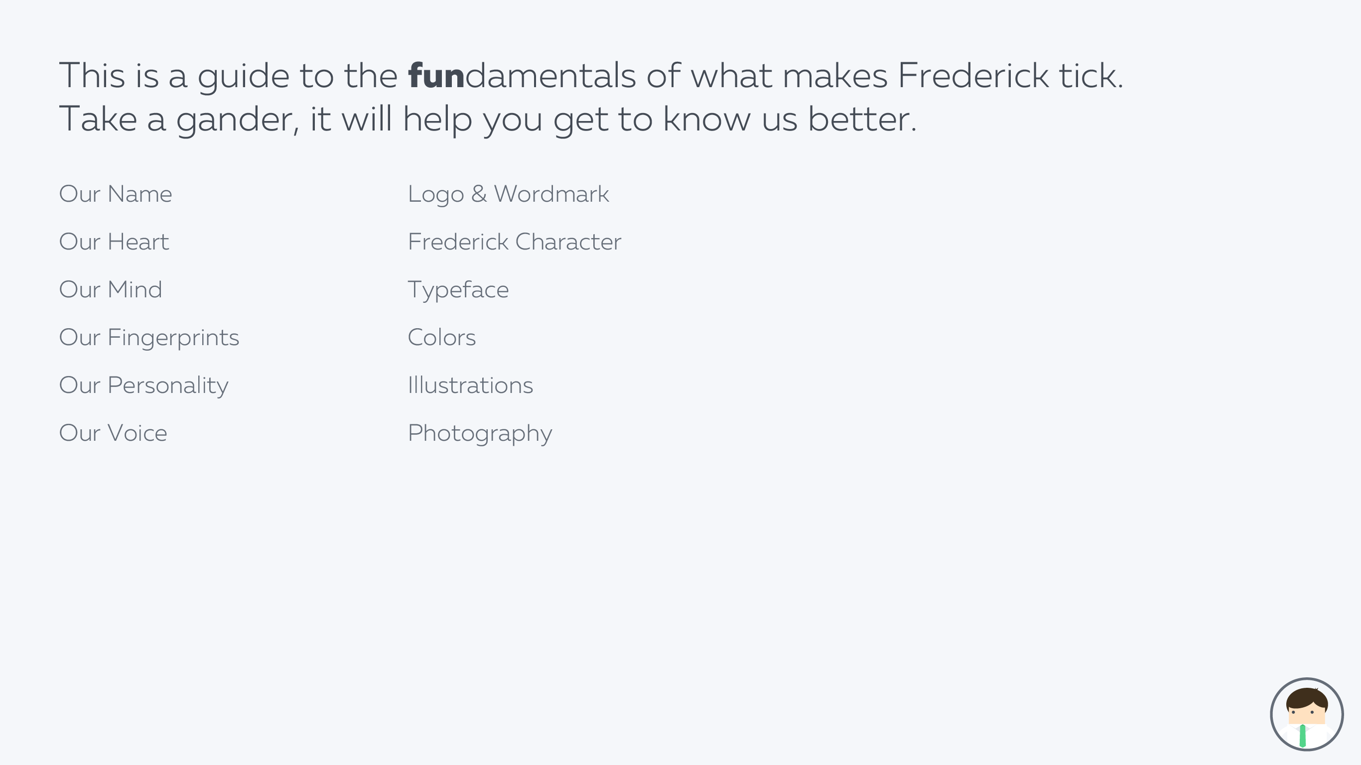 Frederick brand guidelines 2
