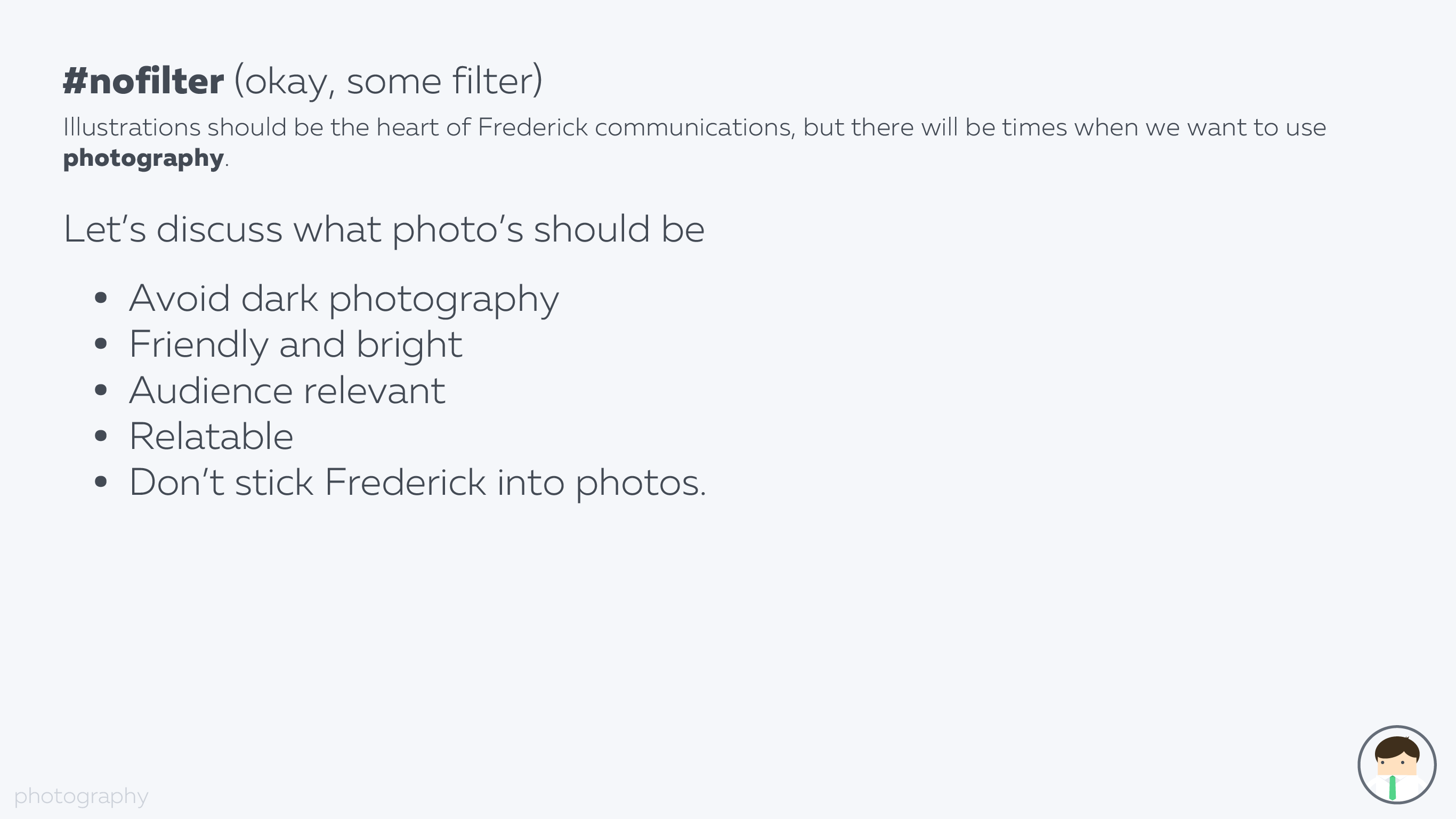 Frederick brand guidelines 21